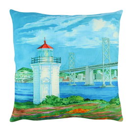 Aberto Design Cojín Multicolor 43 x 43 cm con Relleno de Silicona